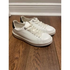 Steve‎ Madden Catcher Platform Sneaker White Leather Women’s 10